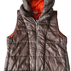 Venezia Milano Reversible Puffer Vest with Hood
